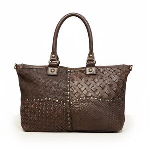 Vintage Wilsons Pelle Studio Made in Italy Soft Leather Woven Shoulder Crossbody